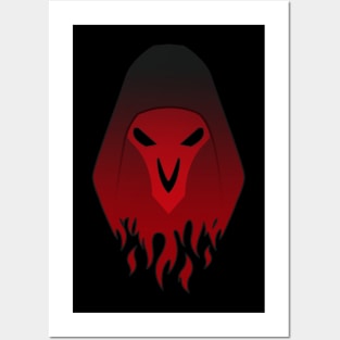 Reaper Flames Logo Posters and Art